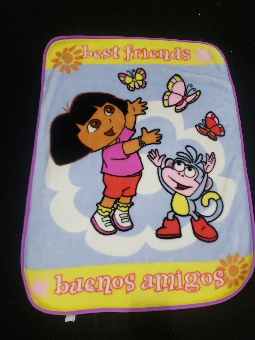 Dora The Explorer Best Friends Buenos Amigos Kid's Fleece Blanket Nick Jr.
